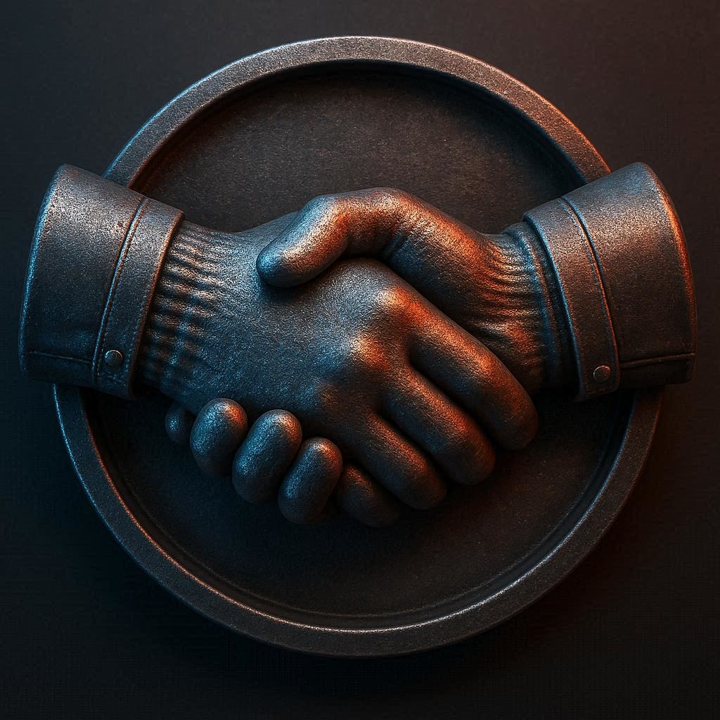 Icône confiance partenariat